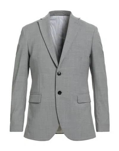 Liu •jo Man Man Blazer Grey Size 36 Polyester, Wool, Elastane