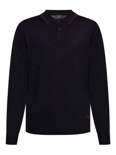Ps By Paul Smith Merino Wool Polo Shirt