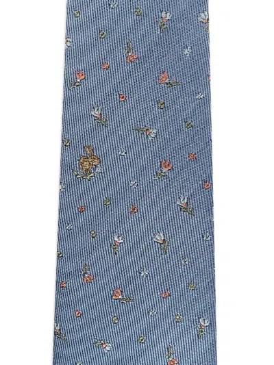 Paul Smith Men Tie Rabbit Flr Accessories