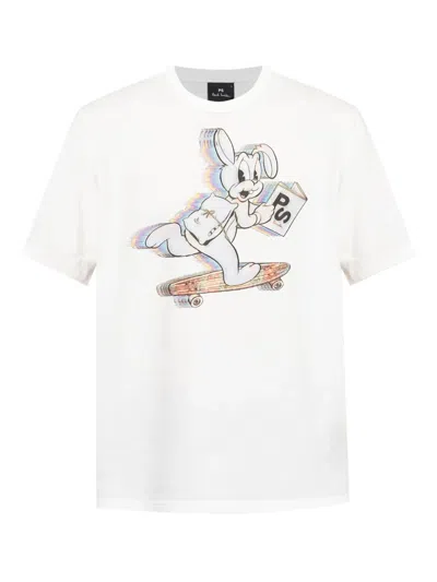 Ps By Paul Smith Men's T-shirts And Polos In White