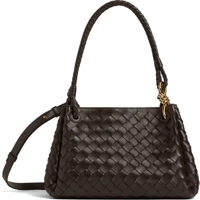 Bottega Veneta Small Parachute Intrecciato Leather Shoulder Bag