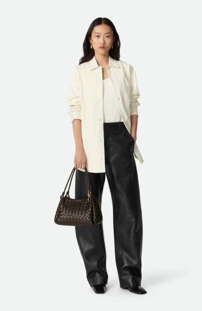 Bottega Veneta Small Parachute Intrecciato Leather Shoulder Bag