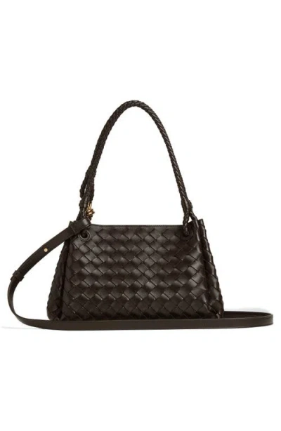 Bottega Veneta Small Parachute Intrecciato Leather Shoulder Bag