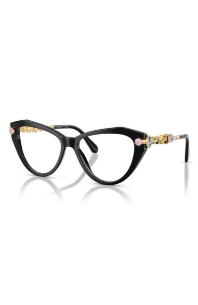 Swarovski 55mm Cat Eye Optical Glasses