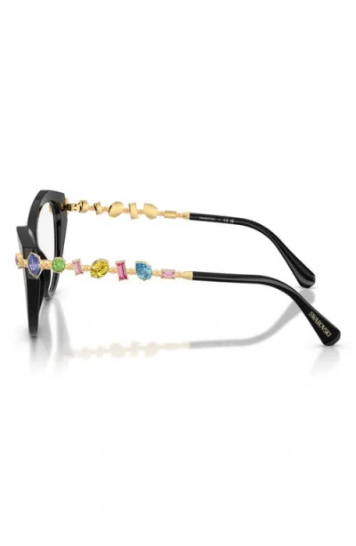 Swarovski 55mm Cat Eye Optical Glasses