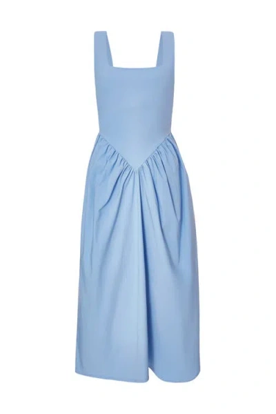 Quiz Bengaline Square Neck Drop Waist Midi Dress