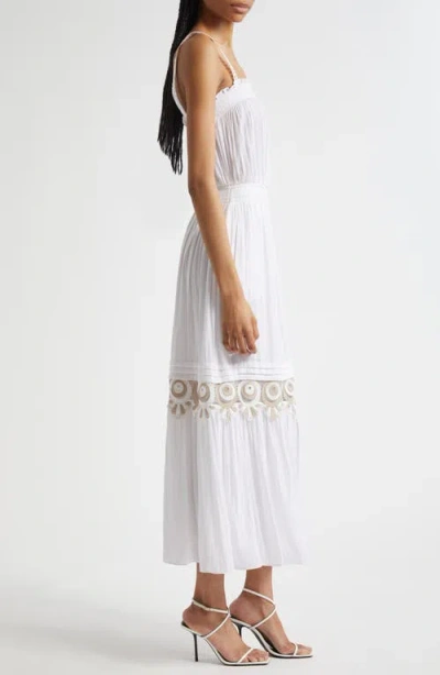 RAMY BROOK RAMY BROOK CATALINA SMOCKED TRIM MAXI SUNDRESS 