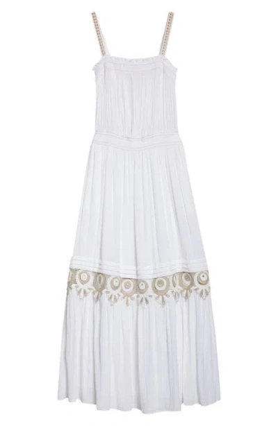 Shop Ramy Brook Catalina Smocked Trim Maxi Sundress