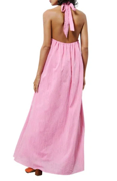 Frnch Nouhad Knotted Cotton Maxi Sundress