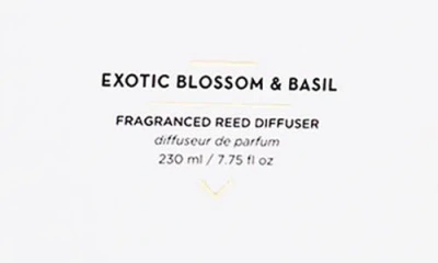 Capri Blue Exotic Blossom & Basil Gilded Reed Diffuser