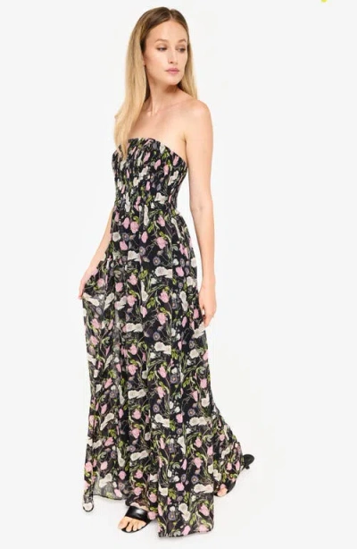 Cami Nyc Minoa Floral Strapless Gown
