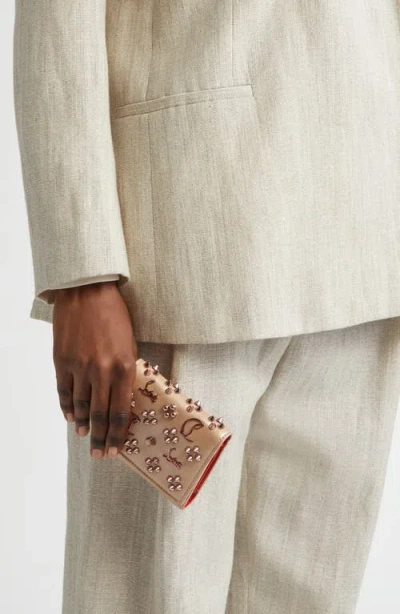 Christian Louboutin Paloma Loubinthesky Leather Wallet In Neutral