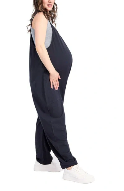Motherhood Maternity Sleeveless Relaxed Fit Maternity Jumpsuit