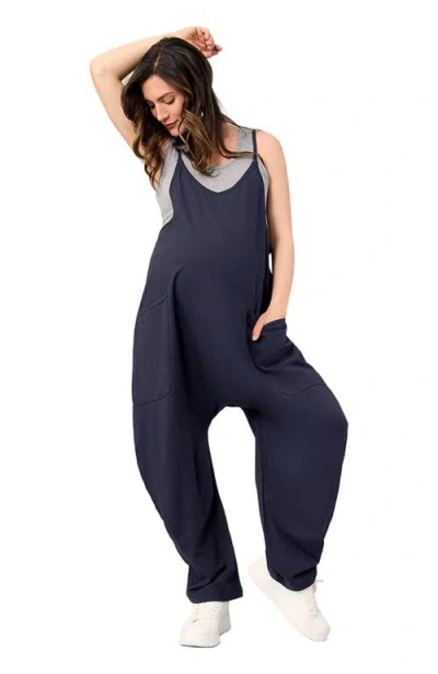 Motherhood Maternity Sleeveless Relaxed Fit Maternity Jumpsuit