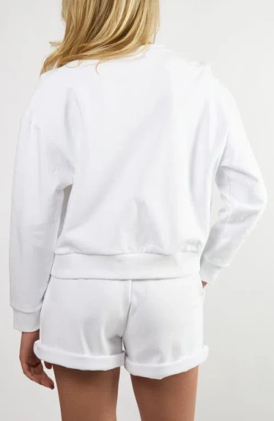 Viens Avec Moi The Lakeside Set Cotton Graphic Sweatshirt