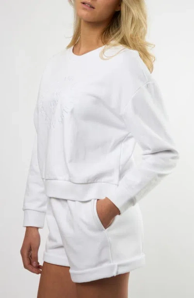 Viens Avec Moi The Lakeside Set Cotton Graphic Sweatshirt