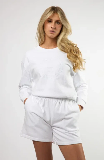Viens Avec Moi The Lakeside Set Cotton Graphic Sweatshirt