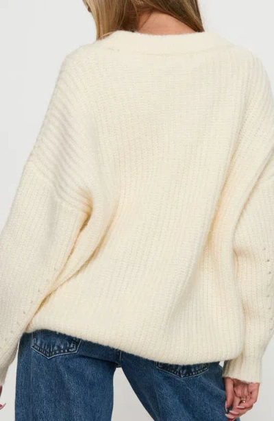 Princess Polly Have It All Oversize V-neck Sweater