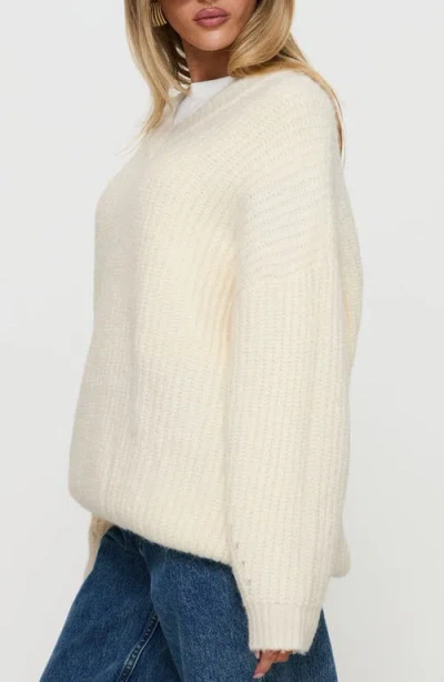Princess Polly Have It All Oversize V-neck Sweater