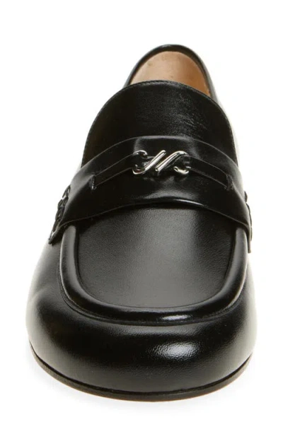 Proenza Schouler Mini Monogram Loafers In Black
