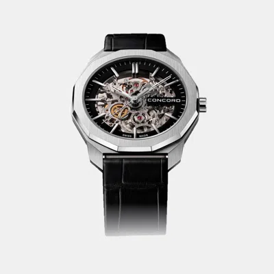 Pre-owned Concord Skeleton Stainless Steel Mariner 0320533 Automatic Men's Wristwatch 40 Mm