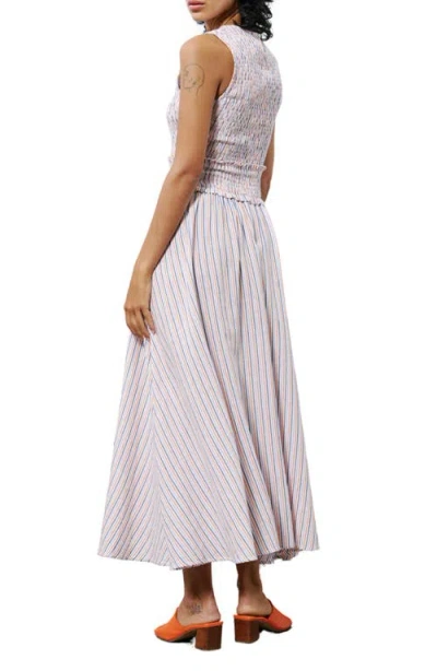 Frnch Alexiane Smocked Bodice Maxi Sundress