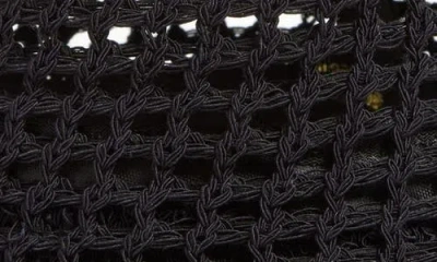 Lele Sadoughi Open Weave Bucket Hat