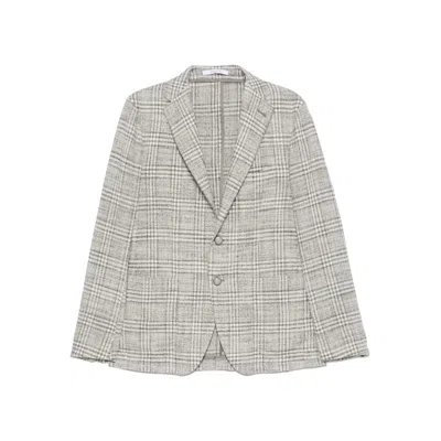 Tagliatore Men's Jacket With Tartan Pattern