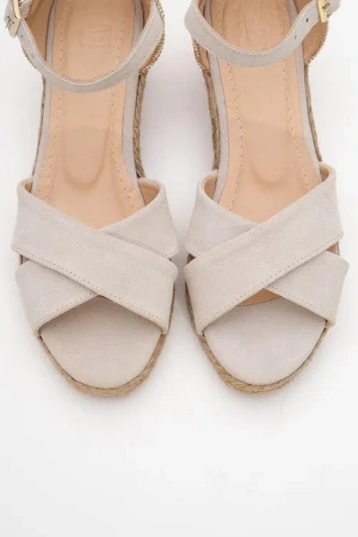Forever & Always Shoes Miria Leather Platform Espadrille