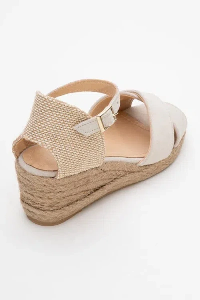 Forever & Always Shoes Miria Leather Platform Espadrille