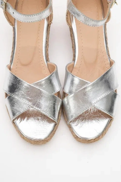 Forever & Always Shoes Miria Leather Platform Espadrille