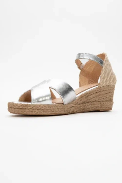 Forever & Always Shoes Miria Leather Platform Espadrille