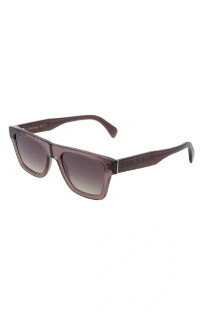 Paul Smith Morrel 54mm Gradient Rectangular Sunglasses