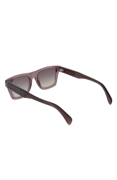 Paul Smith Morrel 54mm Gradient Rectangular Sunglasses
