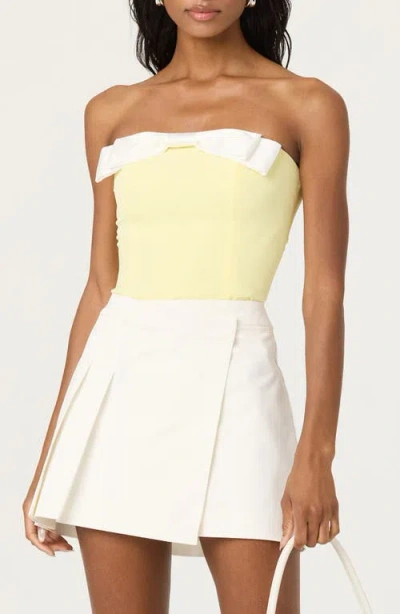 Astr The Label Bow Detail Tube Top