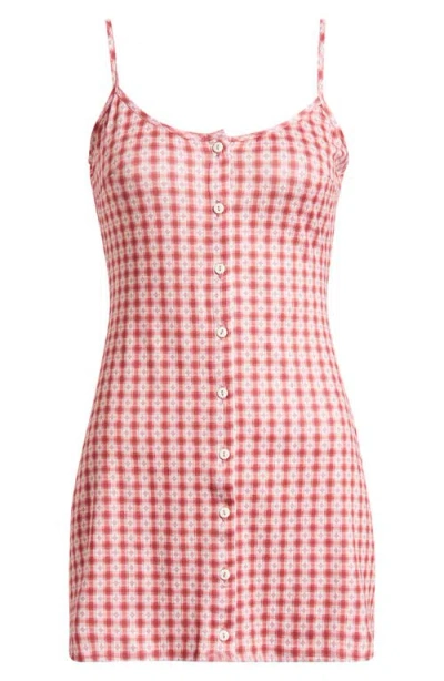 Bella Venice Sleeveless Button Front Minidress