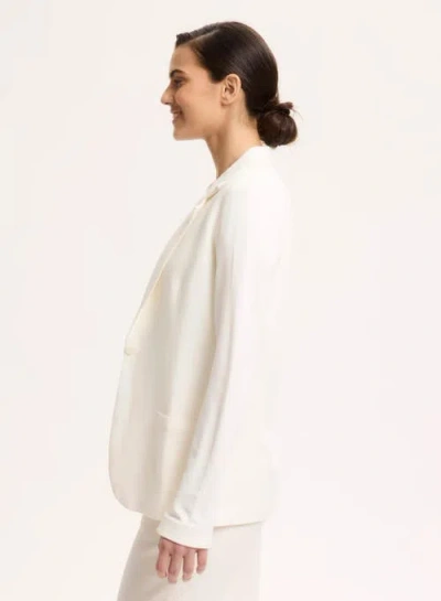 Majestic Filatures French Terry Looped One-button Blazer