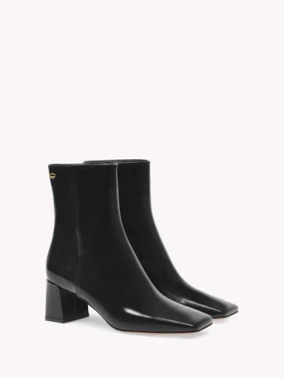 Gianvito Rossi Christina 95mm Leather Ankle Boots