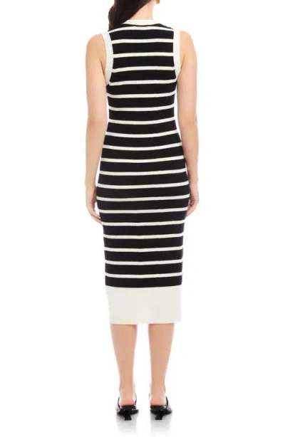 Fifteen Twenty Jenna Stripe Sleeveless Sweater Dress