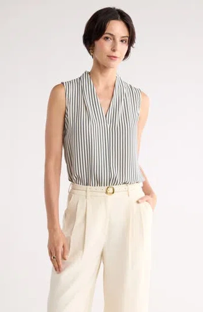 Nordstrom Rack V-neck Sleeveless Woven Shell Top