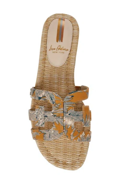 Sam Edelman Bay Slide Sandal Washed Marigold Leather
