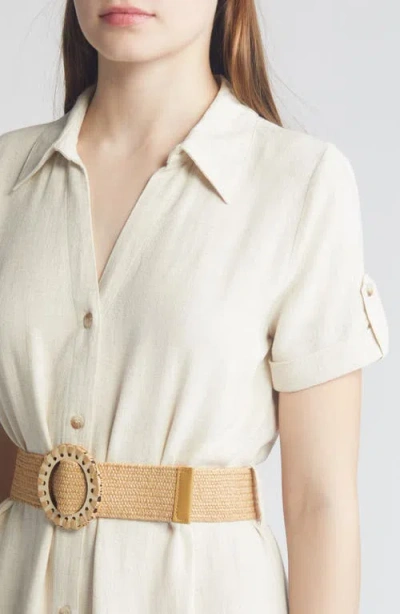 Zoe And Claire Belted Shirtdress