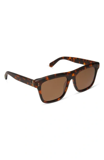 Diff Sammy 54mm Polarized Square Sunglasses
