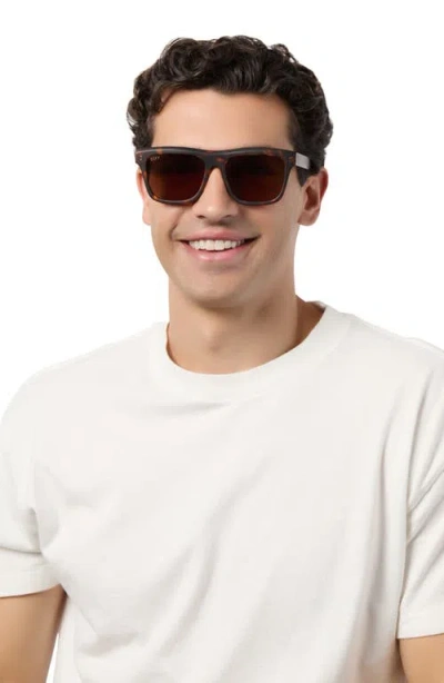 Diff Sammy 54mm Polarized Square Sunglasses