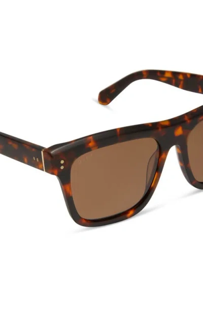 Diff Sammy 54mm Polarized Square Sunglasses