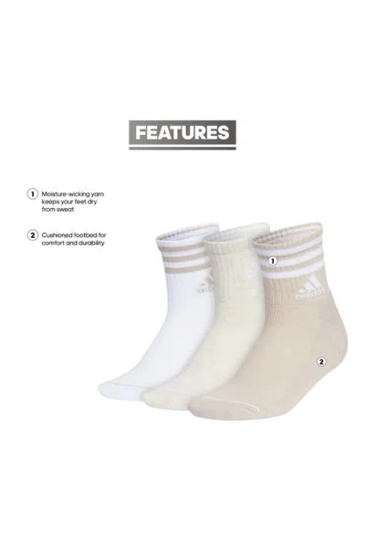 Adidas Originals Adidas Aeroready 3-pack Cushioned High Quarter Socks