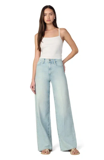 Joe's Jeans The Mia High Waist Wide Leg Jeans In Brown