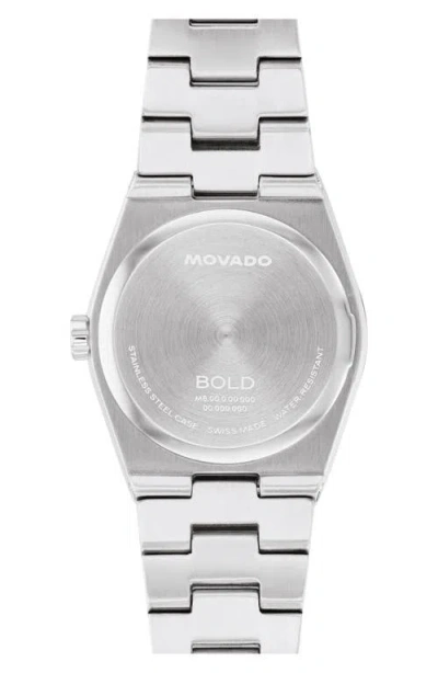 Movado Women's Bold Quest Swiss Quartz Stainless-steel Watch, 28mm In Metallic