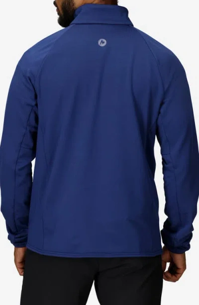 Marmot Leconte Half Zip Fleece Pullover In Blue
