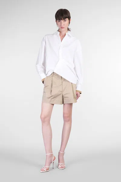 The Latest Bea 31b5 Shorts In Beige Cotton